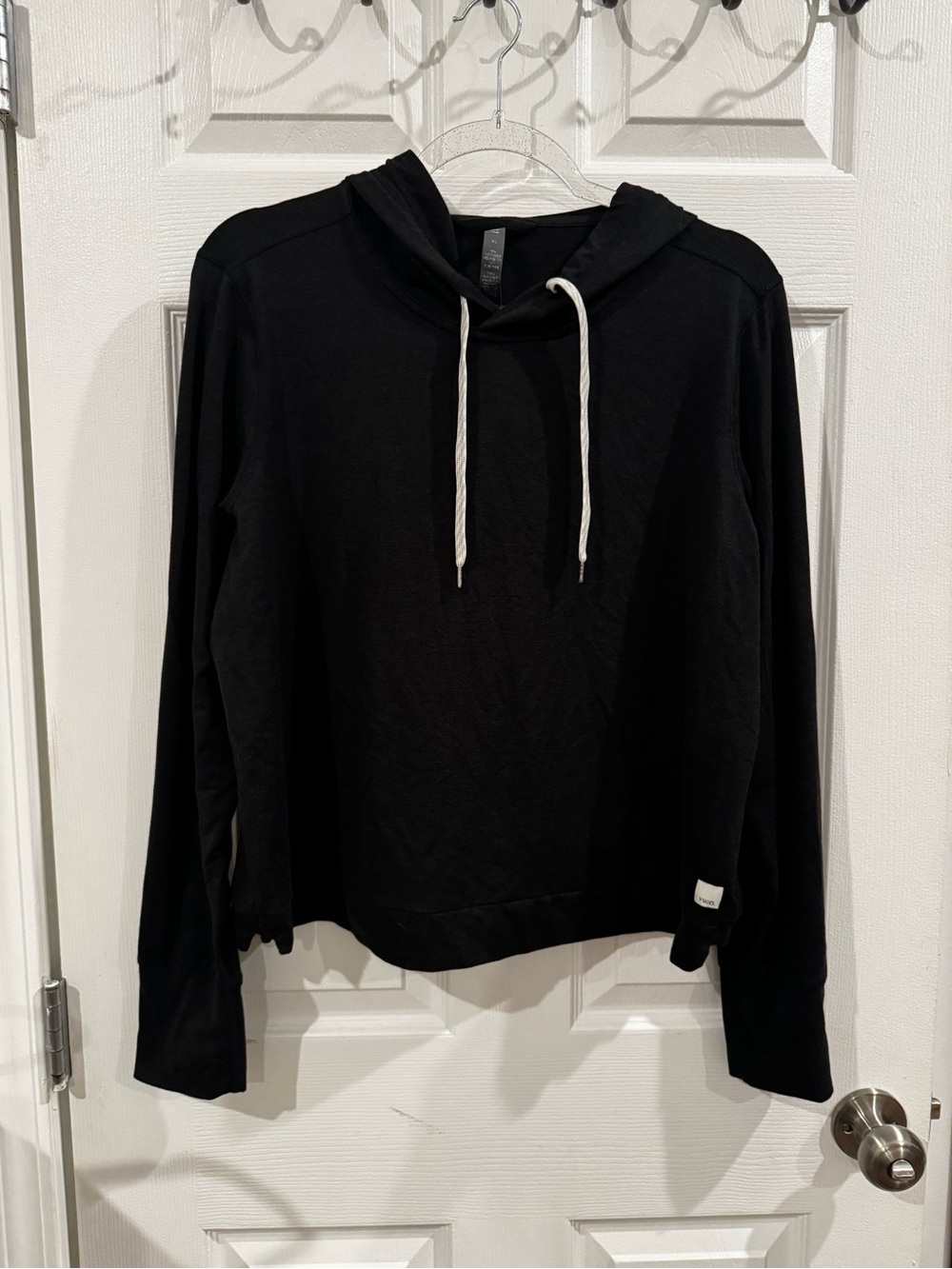Vuori Hoodie with White Drawcords